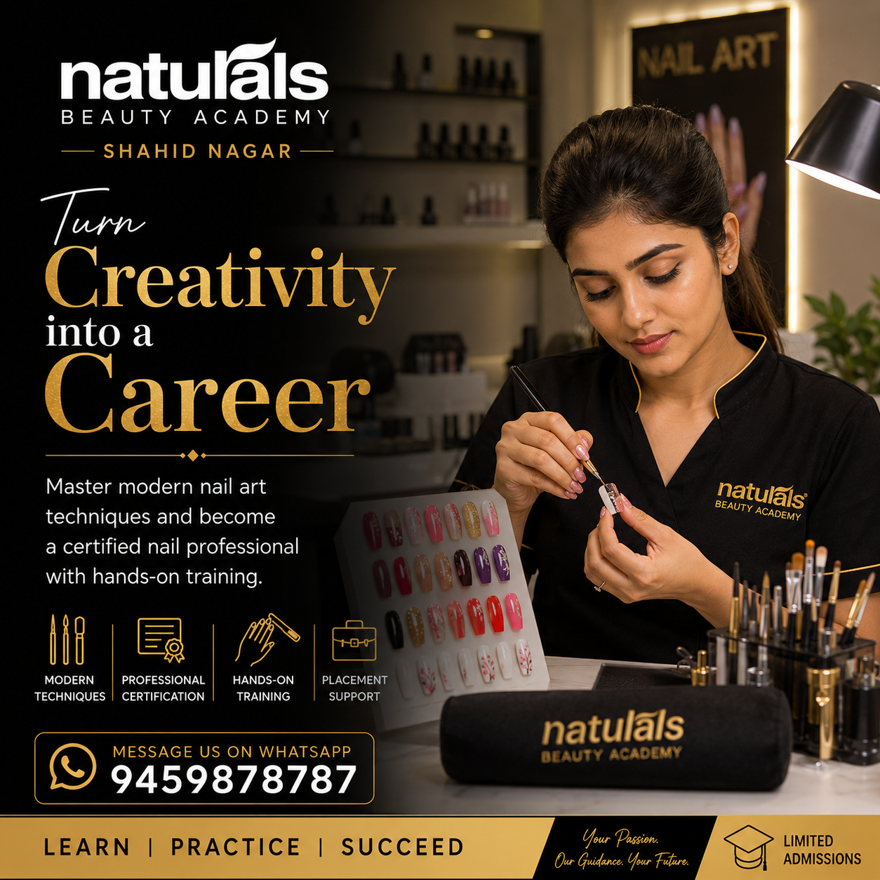 Naturals Beauty Academy Bhubaneswar Facebook ad