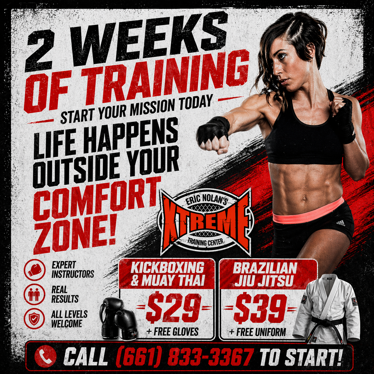Eric Nolan's Xtreme Training Center Facebook ad