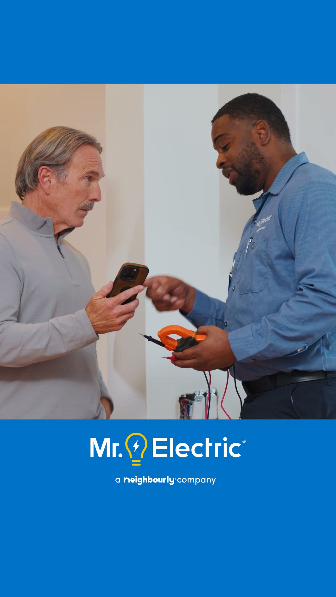 Mr. Electric of York - Rock Hill Facebook ad: Residential & Commercial Electrical Services