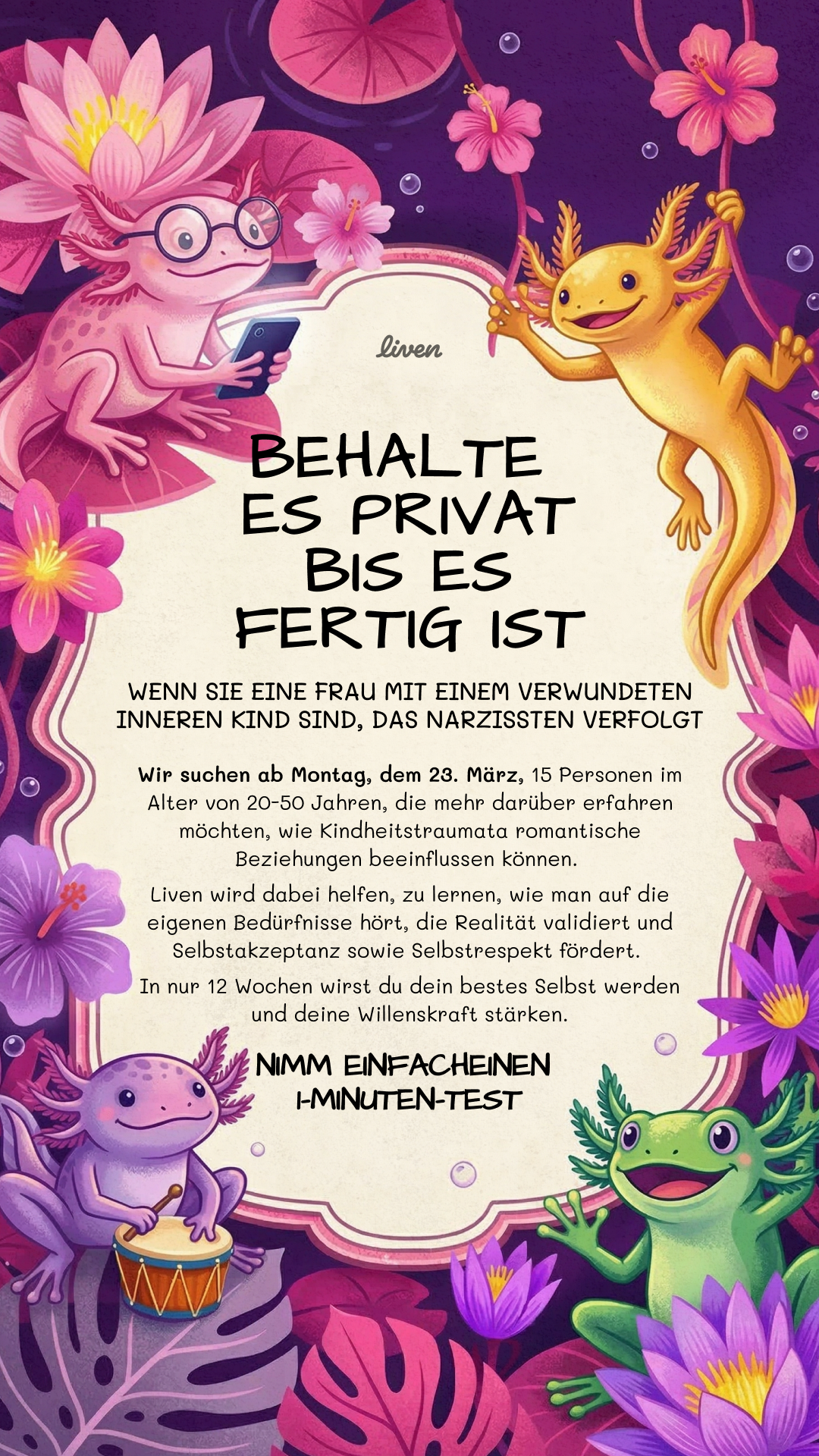 Kayla Miller Facebook ad: Test für Kindheitstraumata