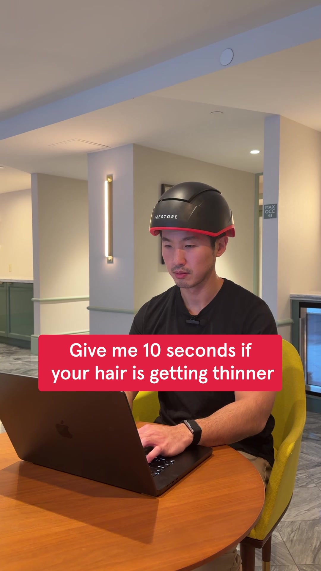iRESTORE Hair Growth System Facebook ad: Try The Most Powerful Device To Regrow Your Hair