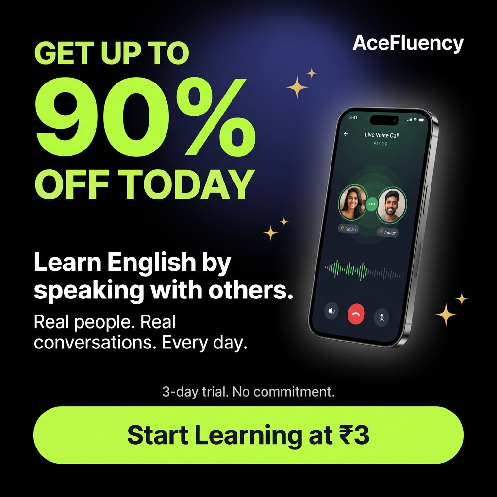 AceFluency App Facebook ad