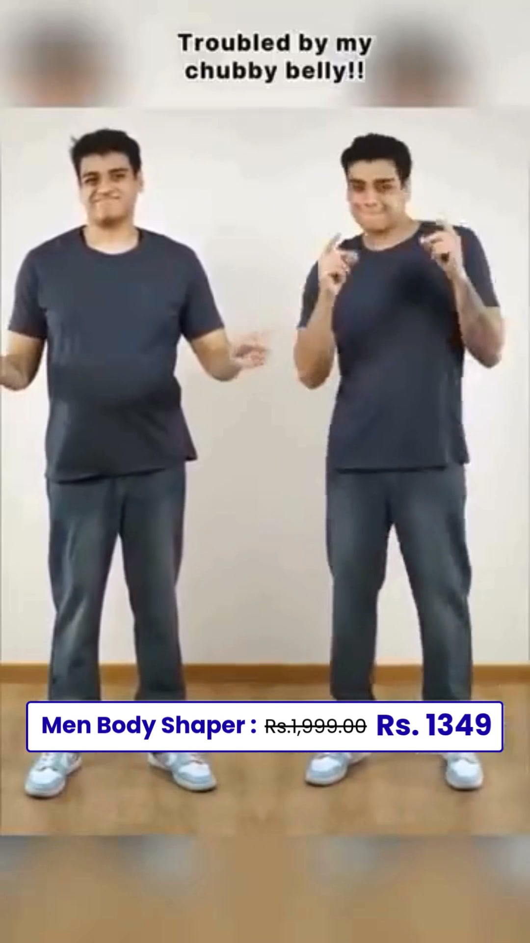 DiscountStore Facebook ad: Tired of stubborn belly fat?