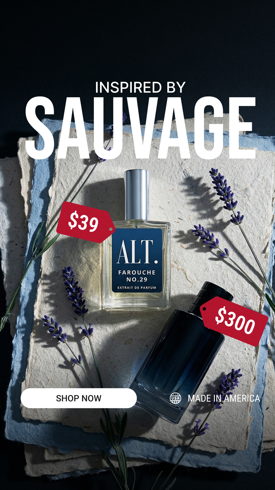 ALT. Fragrances Facebook ad