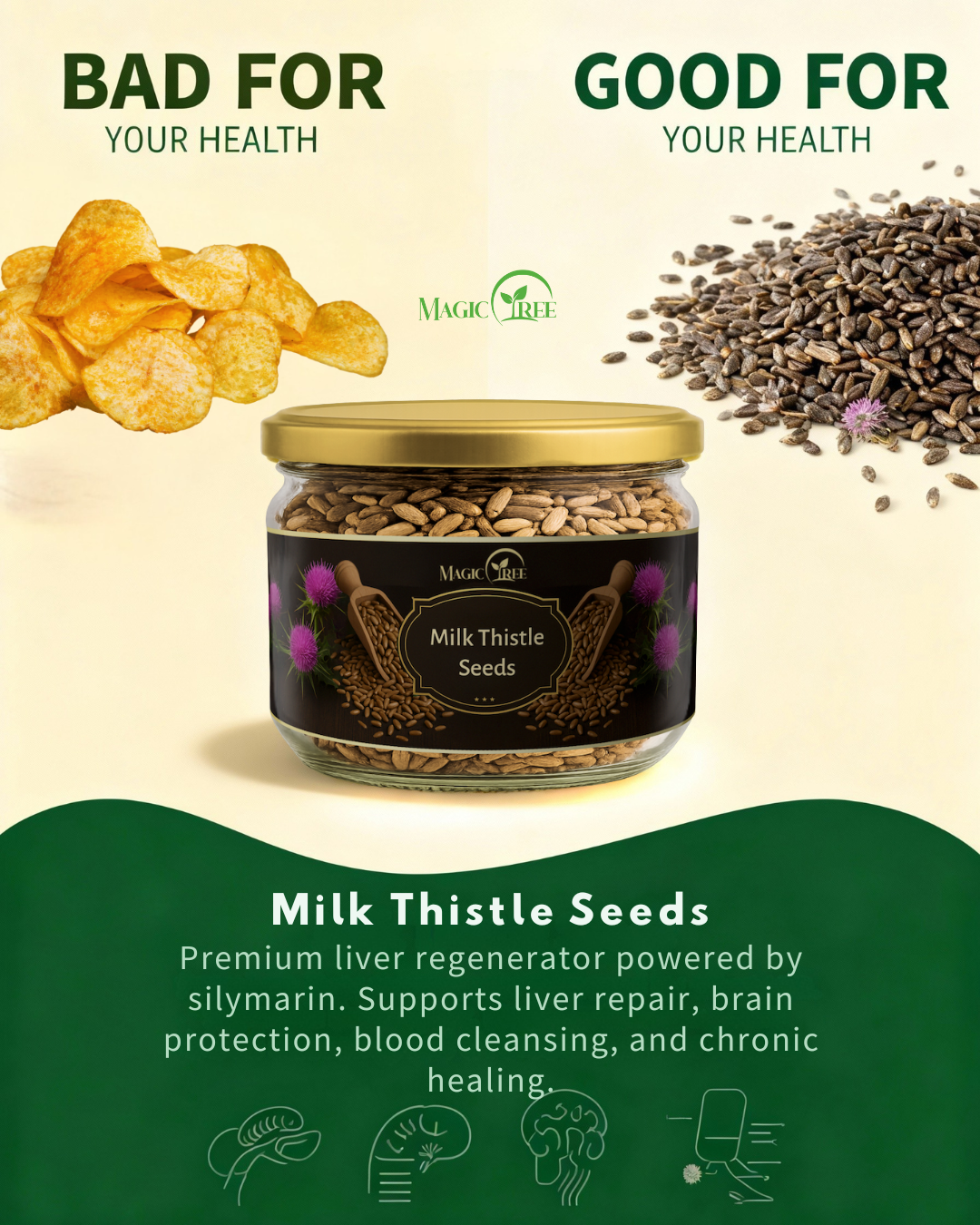 MagicTree Superfoods Facebook ad