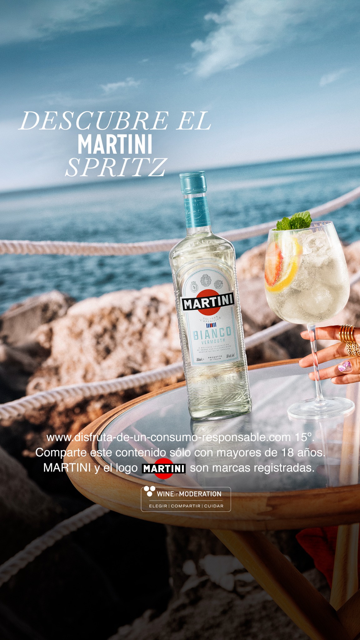 Martini Facebook ad
