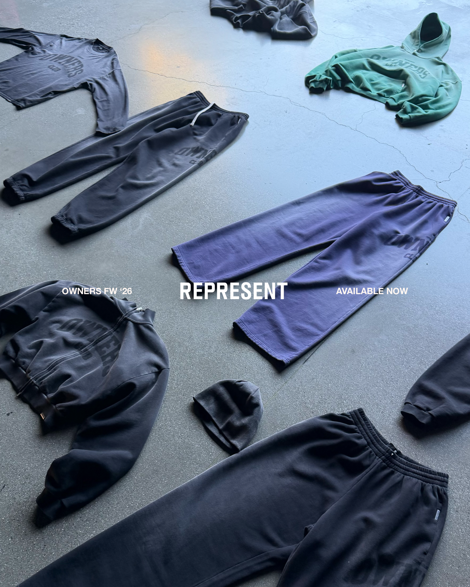 Represent Clo Facebook ad: Owners FW'26.