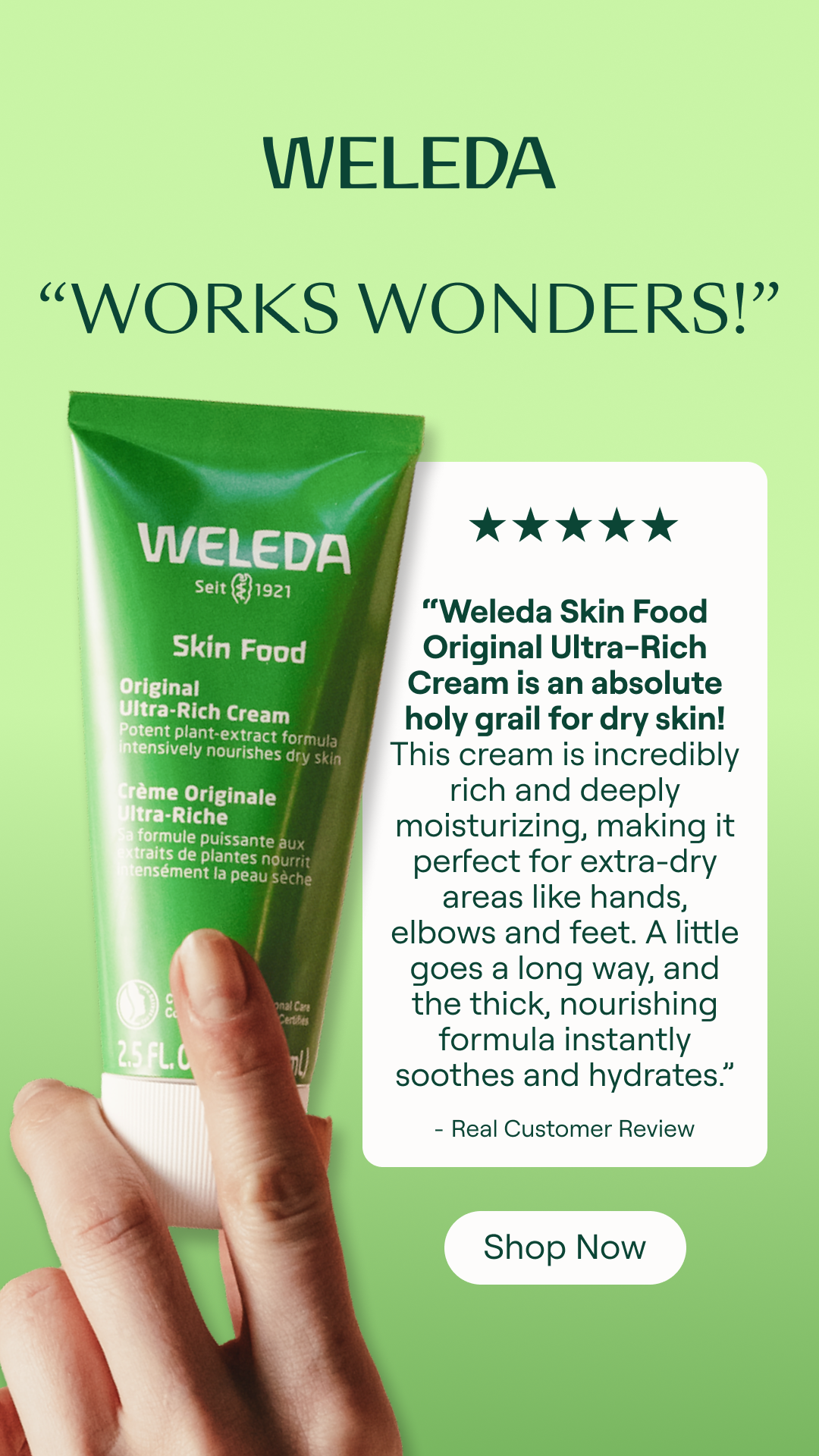 Weleda Facebook ad