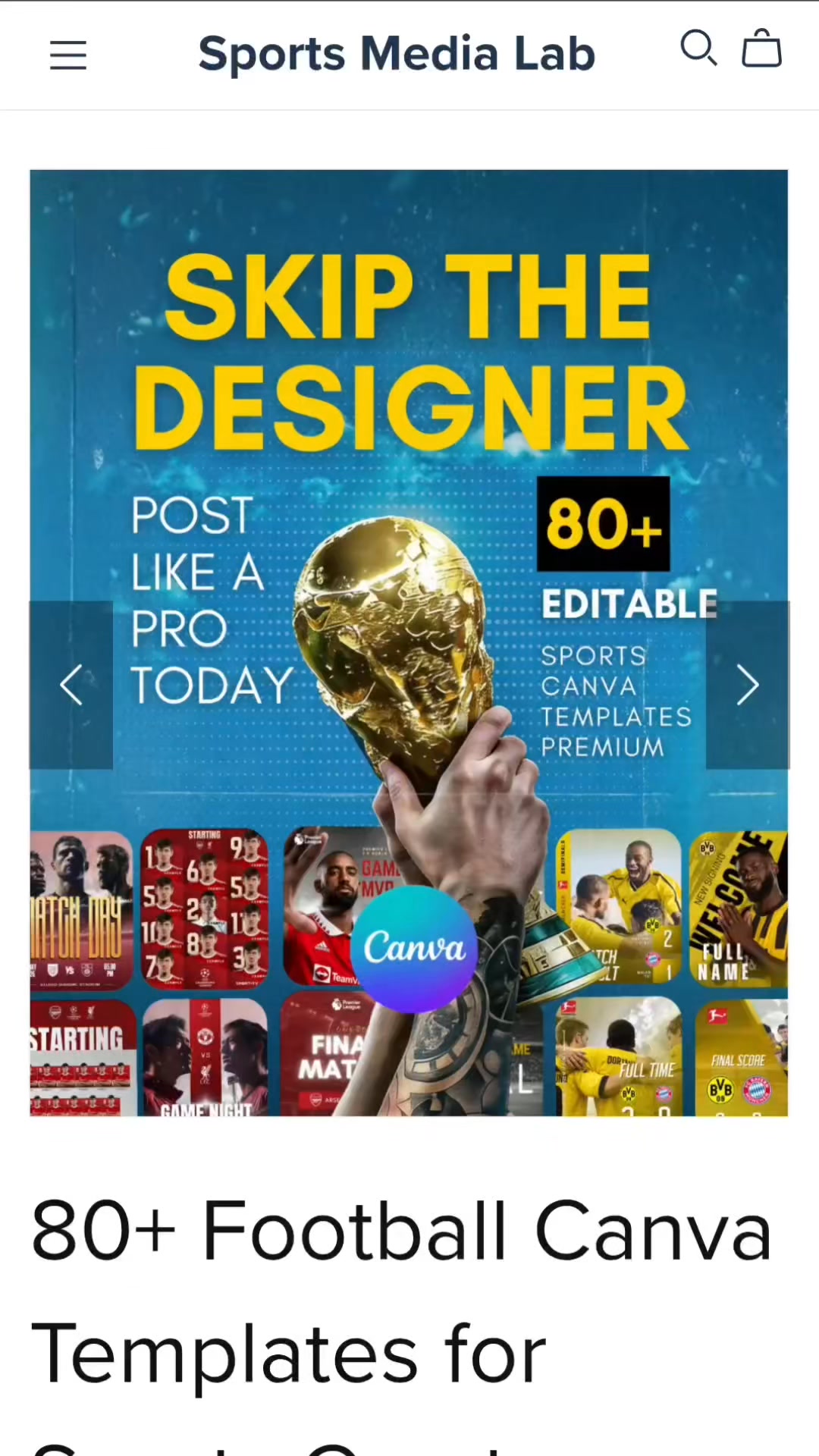 Sports Media Lab Facebook ad