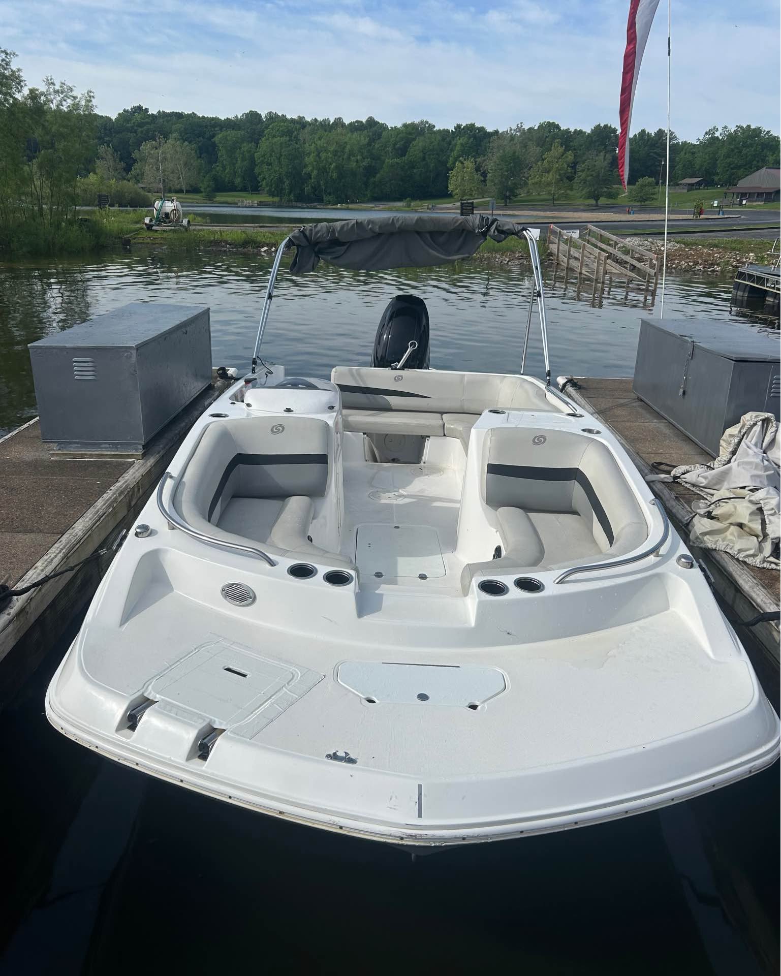 Shannon Buchanan Facebook ad: 2023 Hurricane 188 Outboard Deckboat