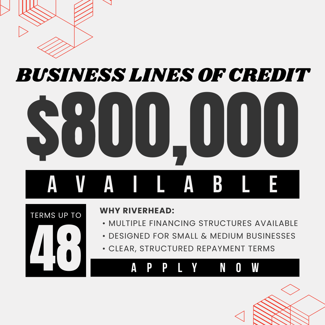 Riverhead Financial Partners Facebook ad: Get $800K for Your Business Fast