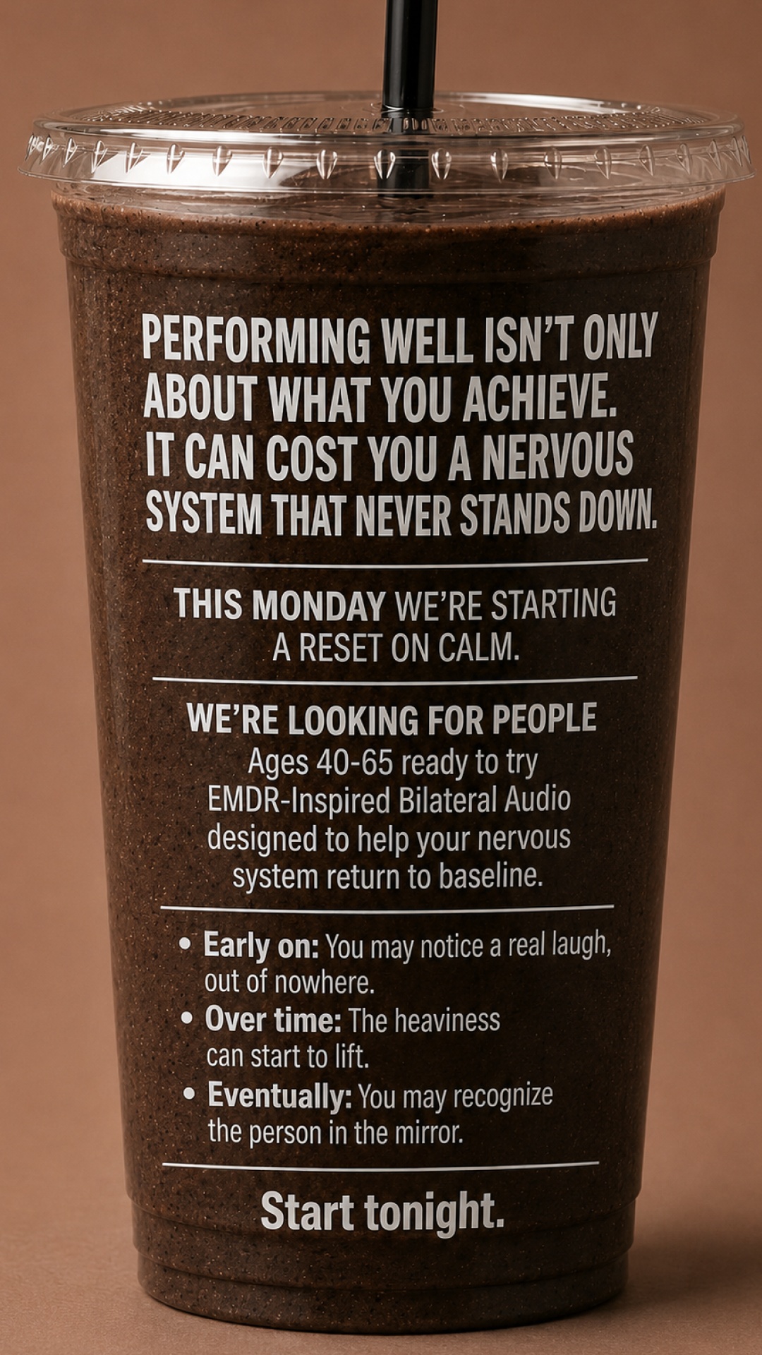 Calm Facebook ad