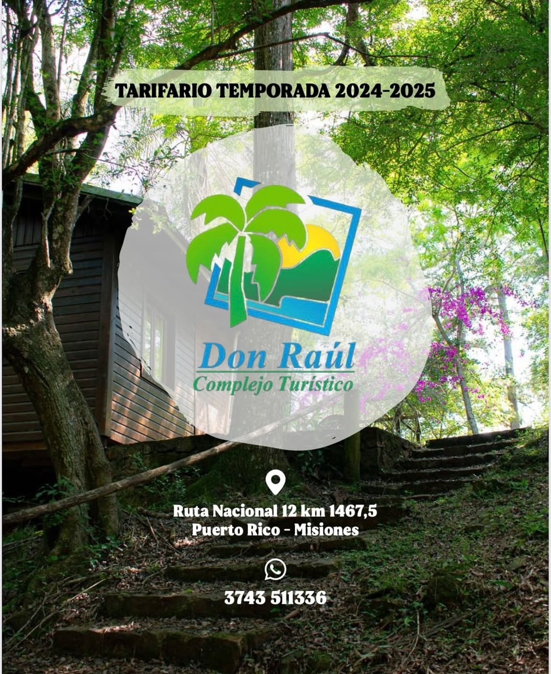 Complejo Don Raul Facebook ad: Estas vacaciones de Julio te esperamos!