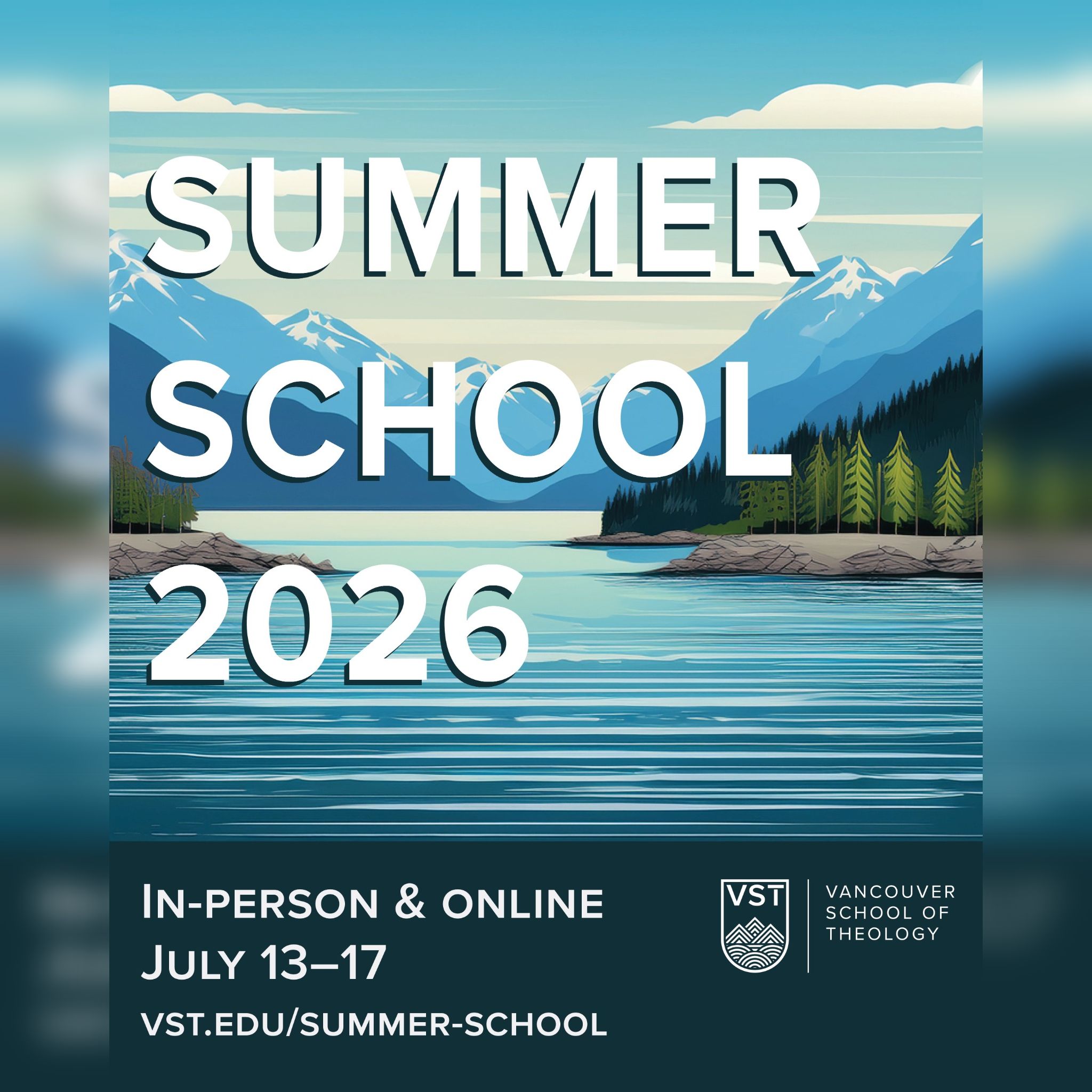 Vancouver School of Theology Facebook ad from May 14, 2026