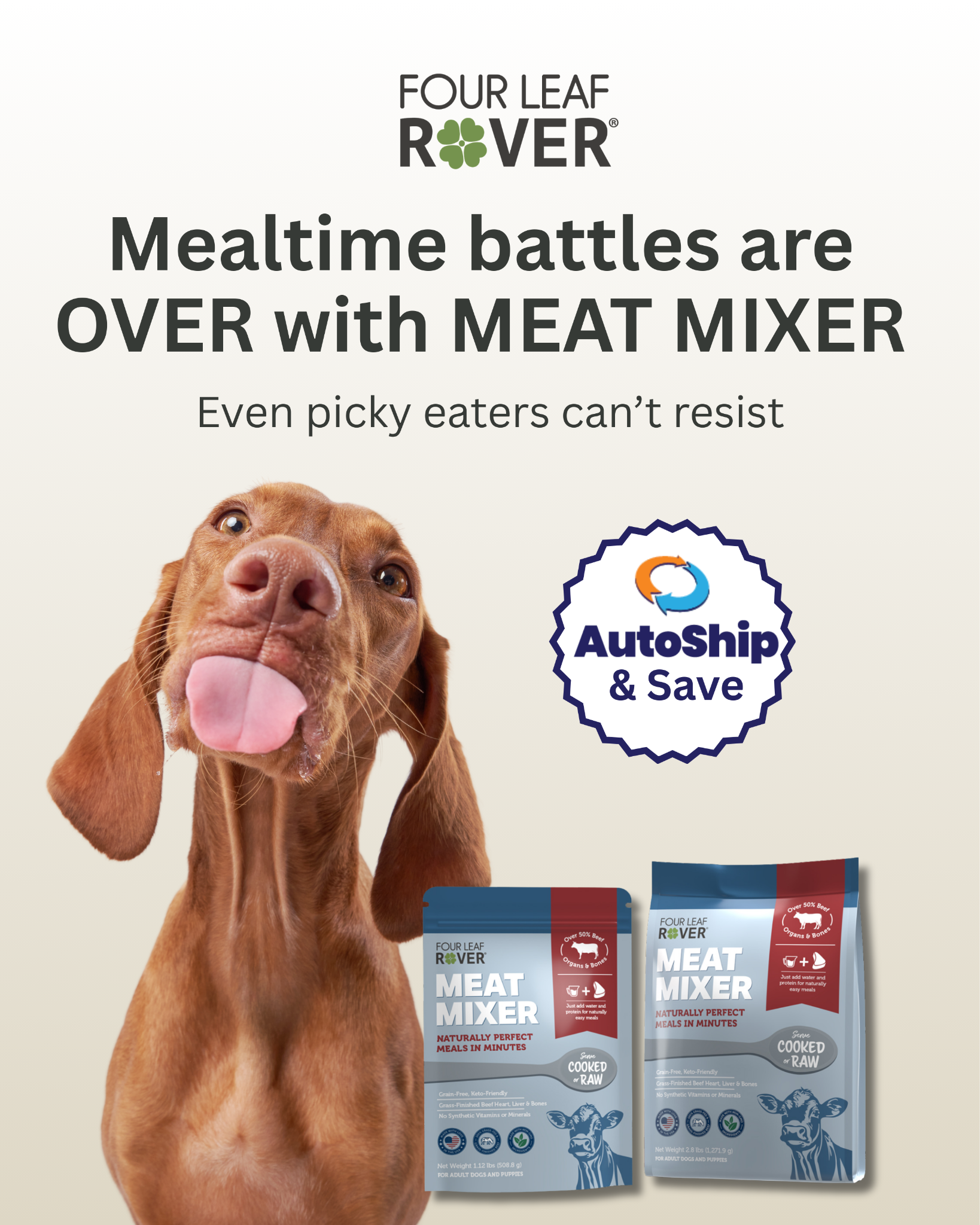 Four Leaf Rover Facebook ad