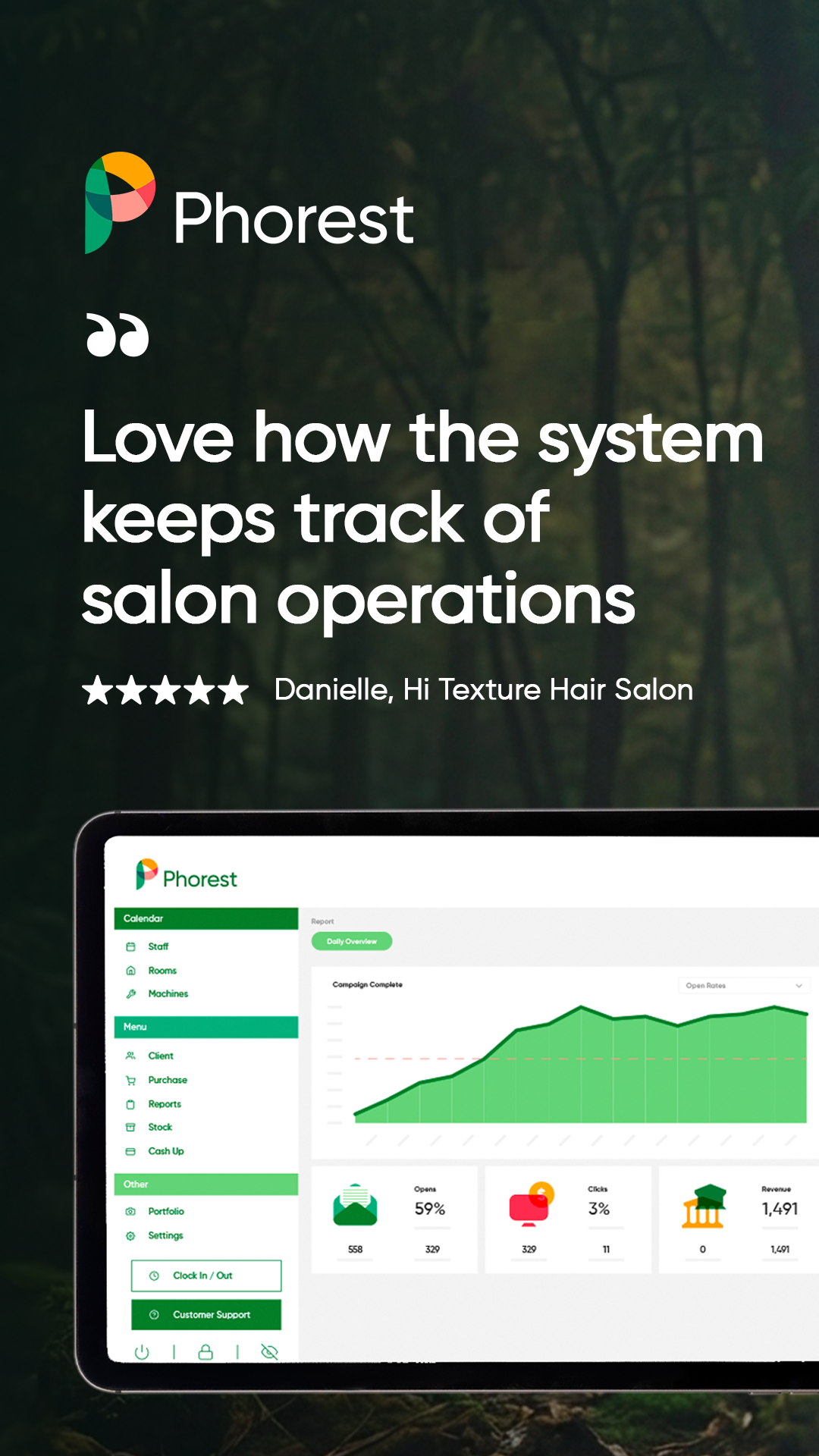Phorest Salon Software Facebook ad