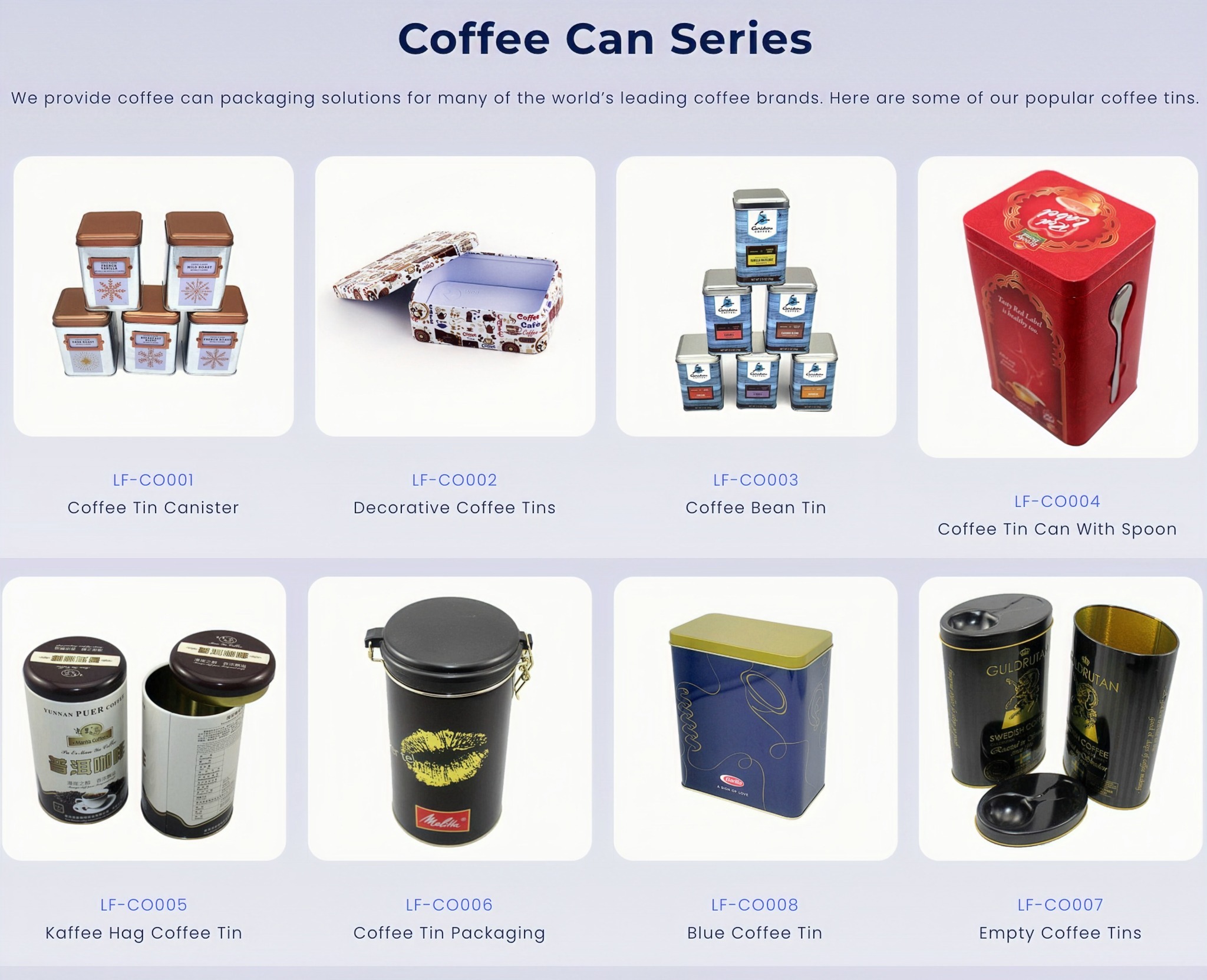 Finetins Facebook ad: Looking for a reliable tin packaging manufacturer?