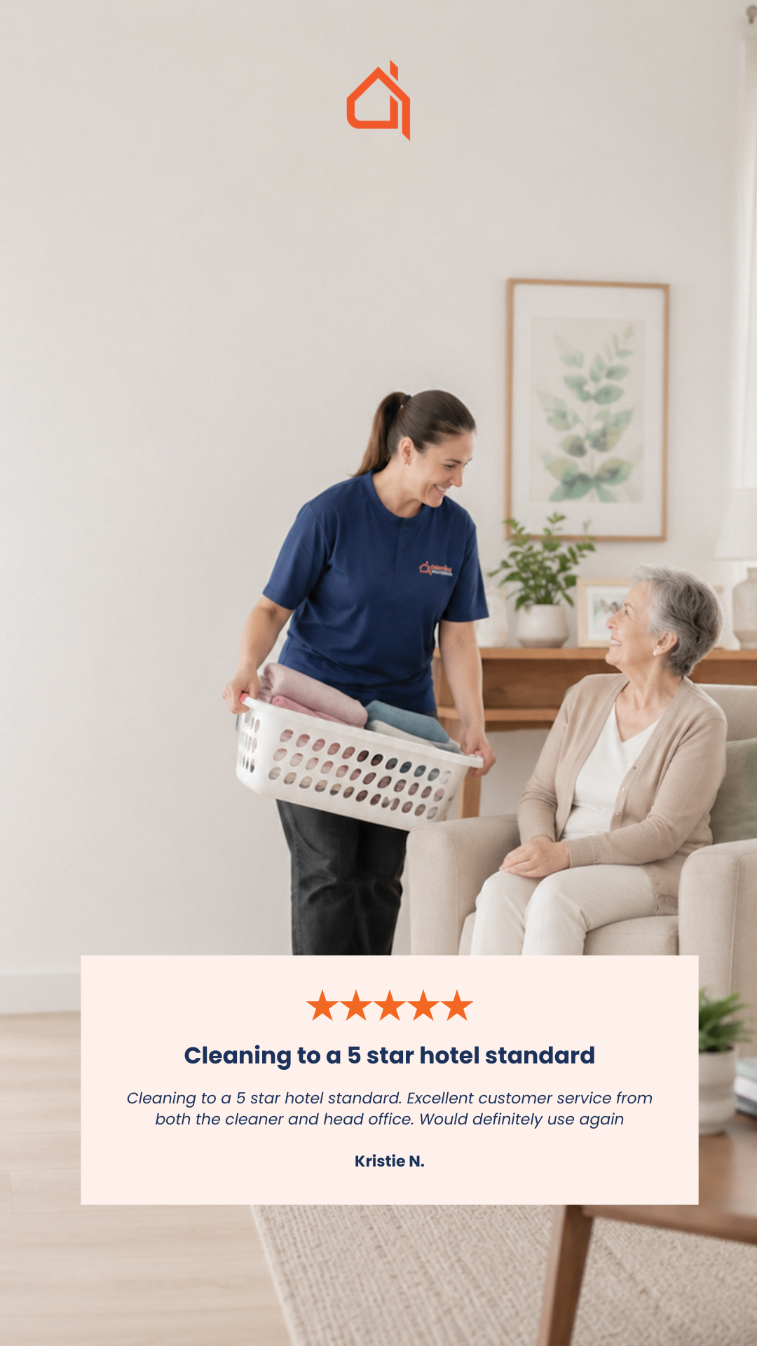 Absolute Domestics - House Cleaners Facebook ad