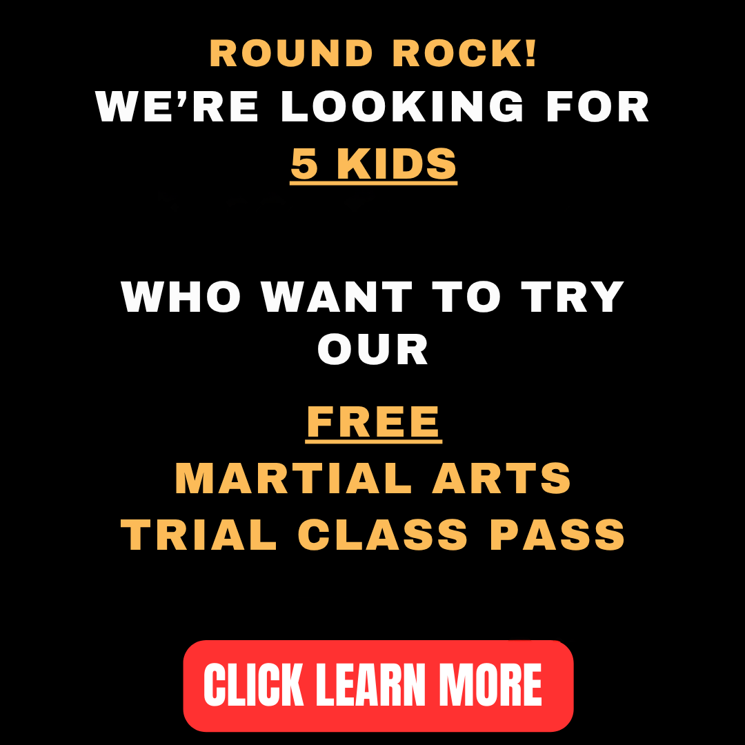 Round Rock Shaolin Do Facebook ad: Want a FREE Kids Martial Arts Trial Class Pass?