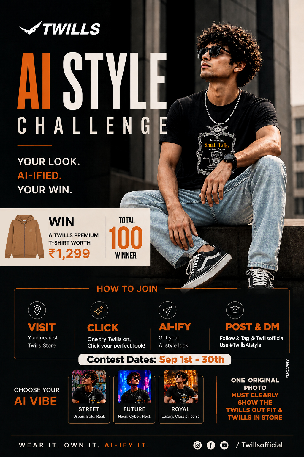 Twills Facebook ad: Check the Description to join the Contest
