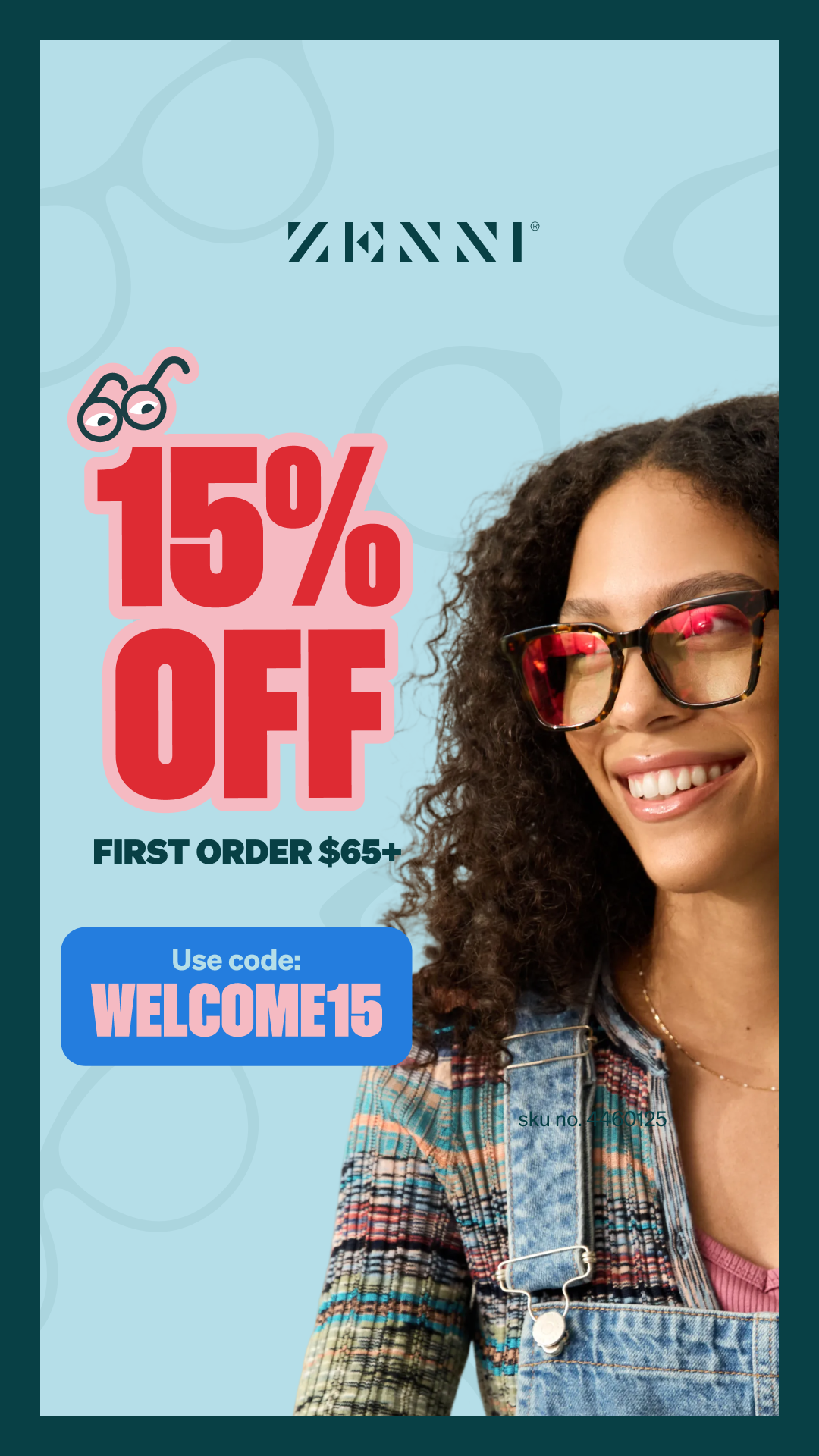 Zenni Optical Facebook ad