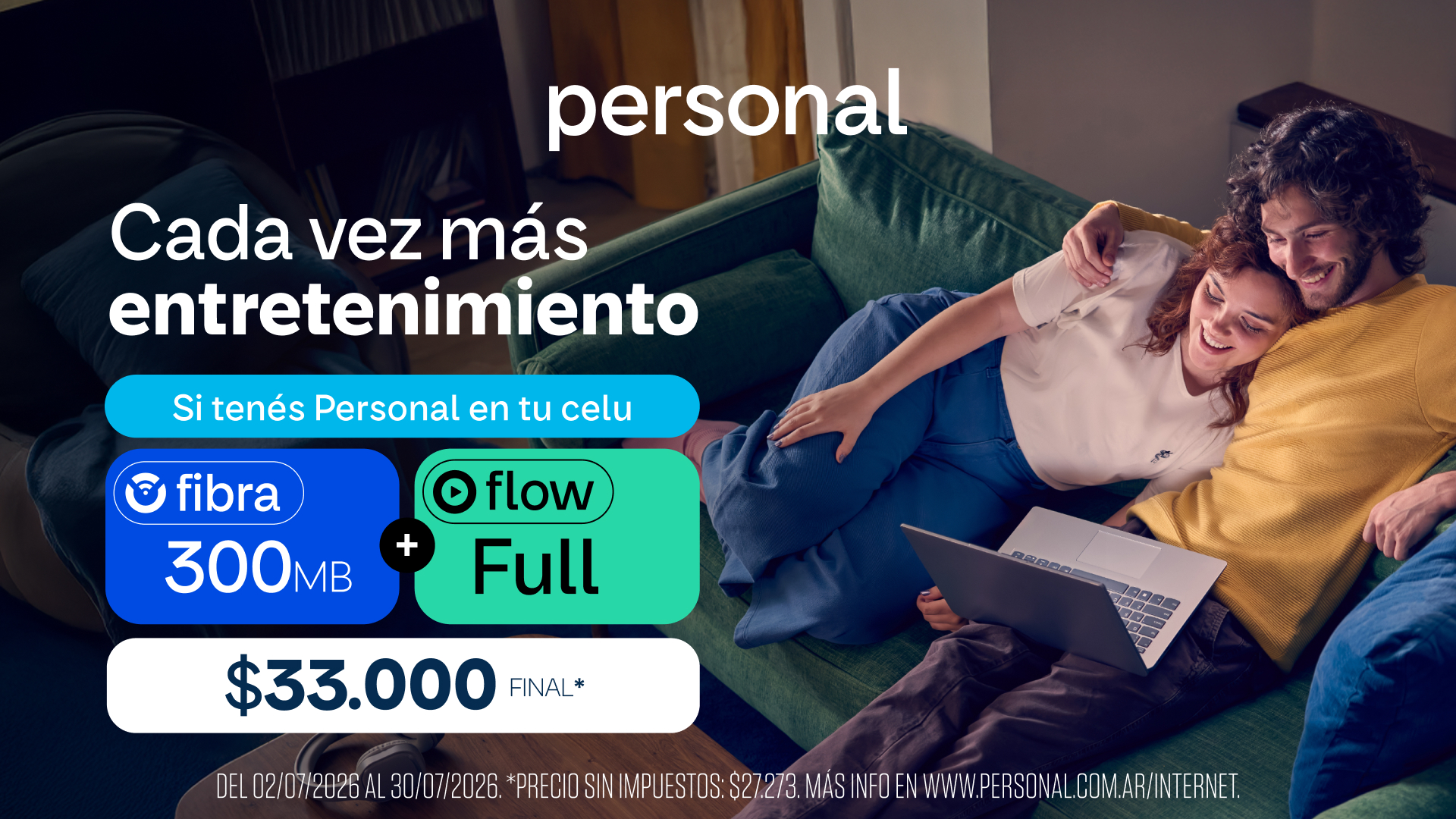 Personal Argentina Facebook ad