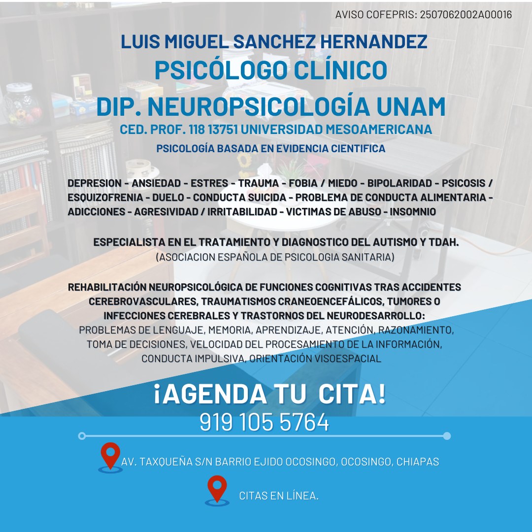 Psicólogo Clínico Luis Miguel Sánchez Hernández Facebook ad from Jun 2, 2026