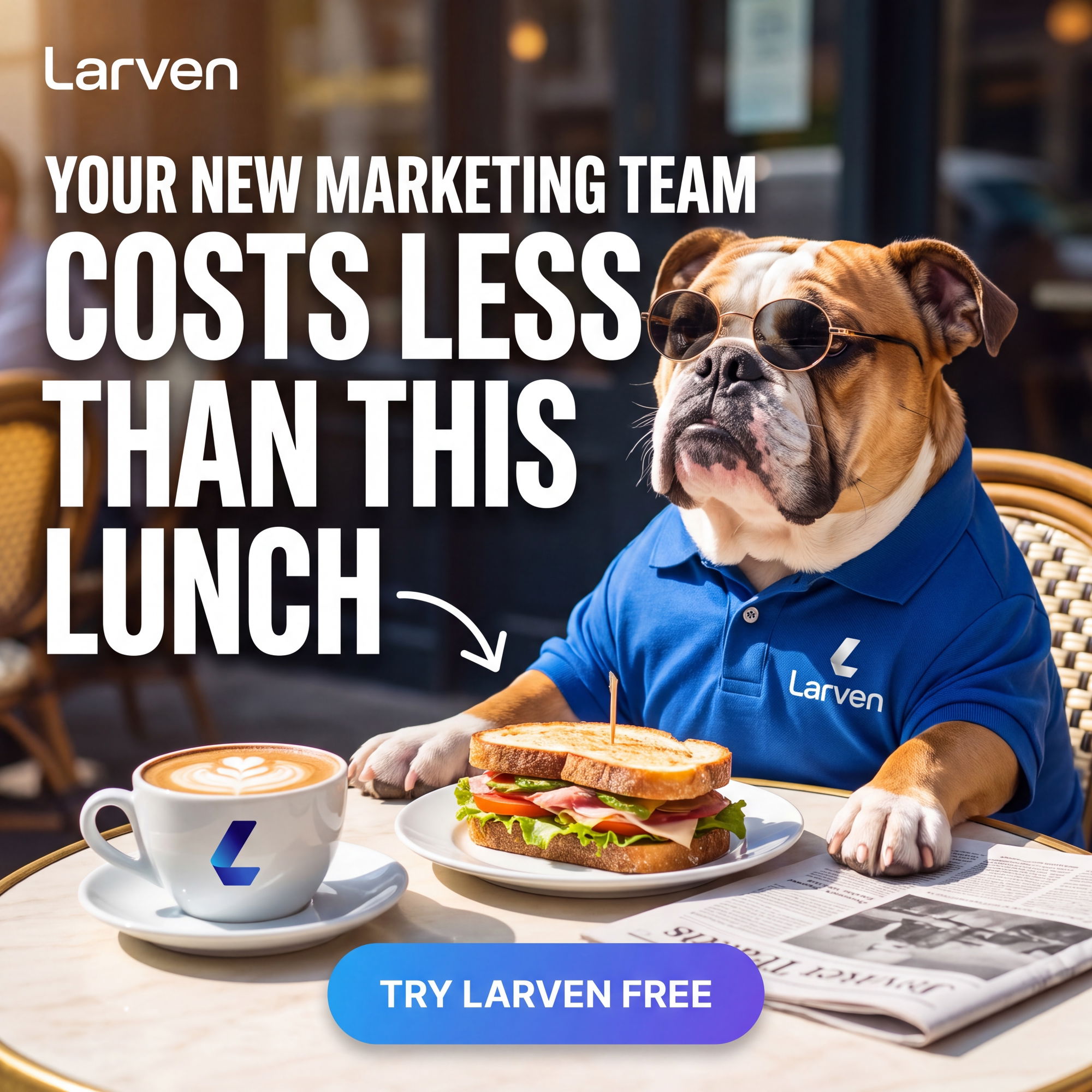 Larven AI Facebook ad