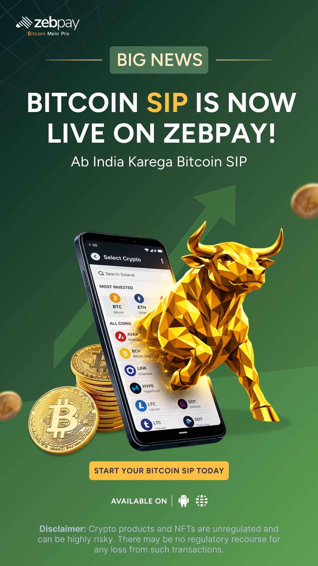 ZebPay Facebook ad