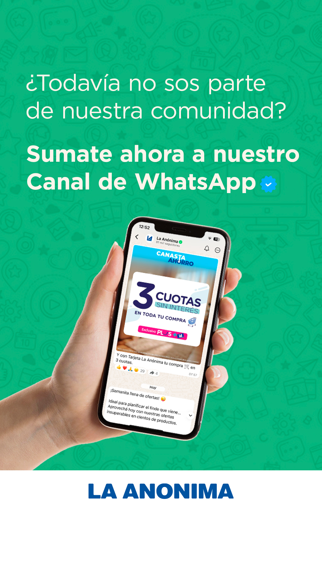 La Anónima Facebook ad