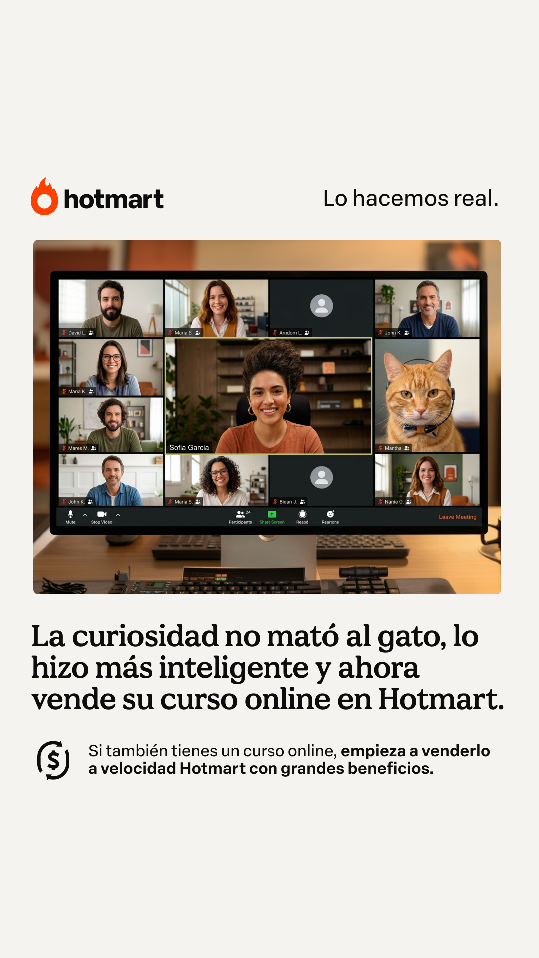 Hotmart Facebook ad