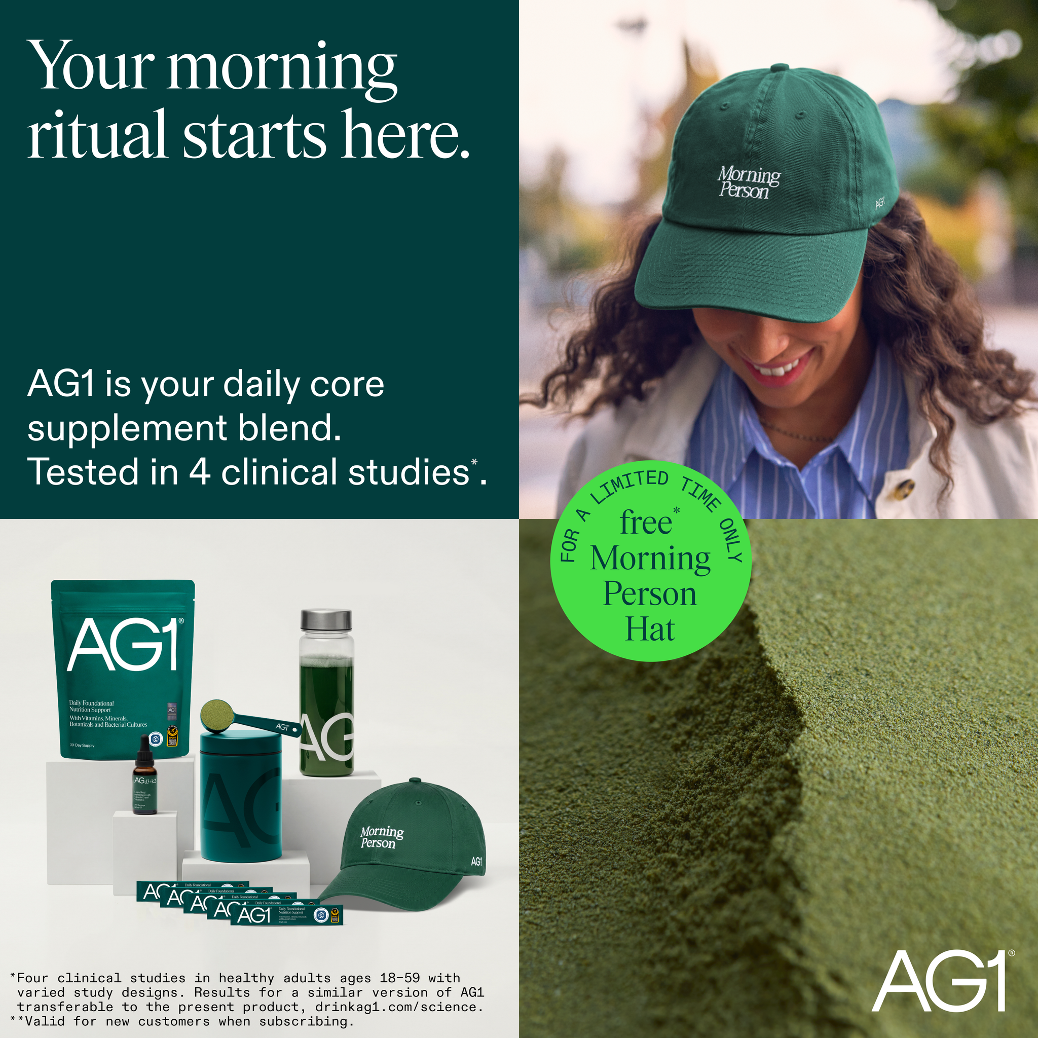 AG1 by Athletic Greens Facebook ad