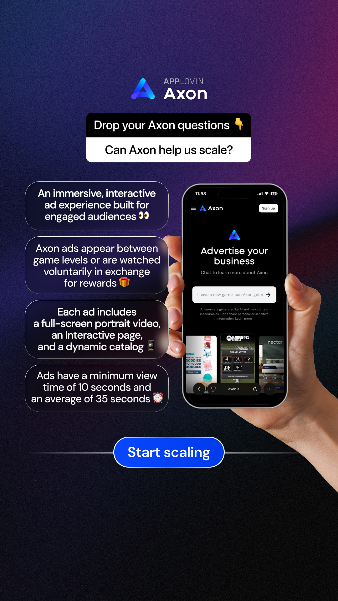 Axon.AI Facebook ad
