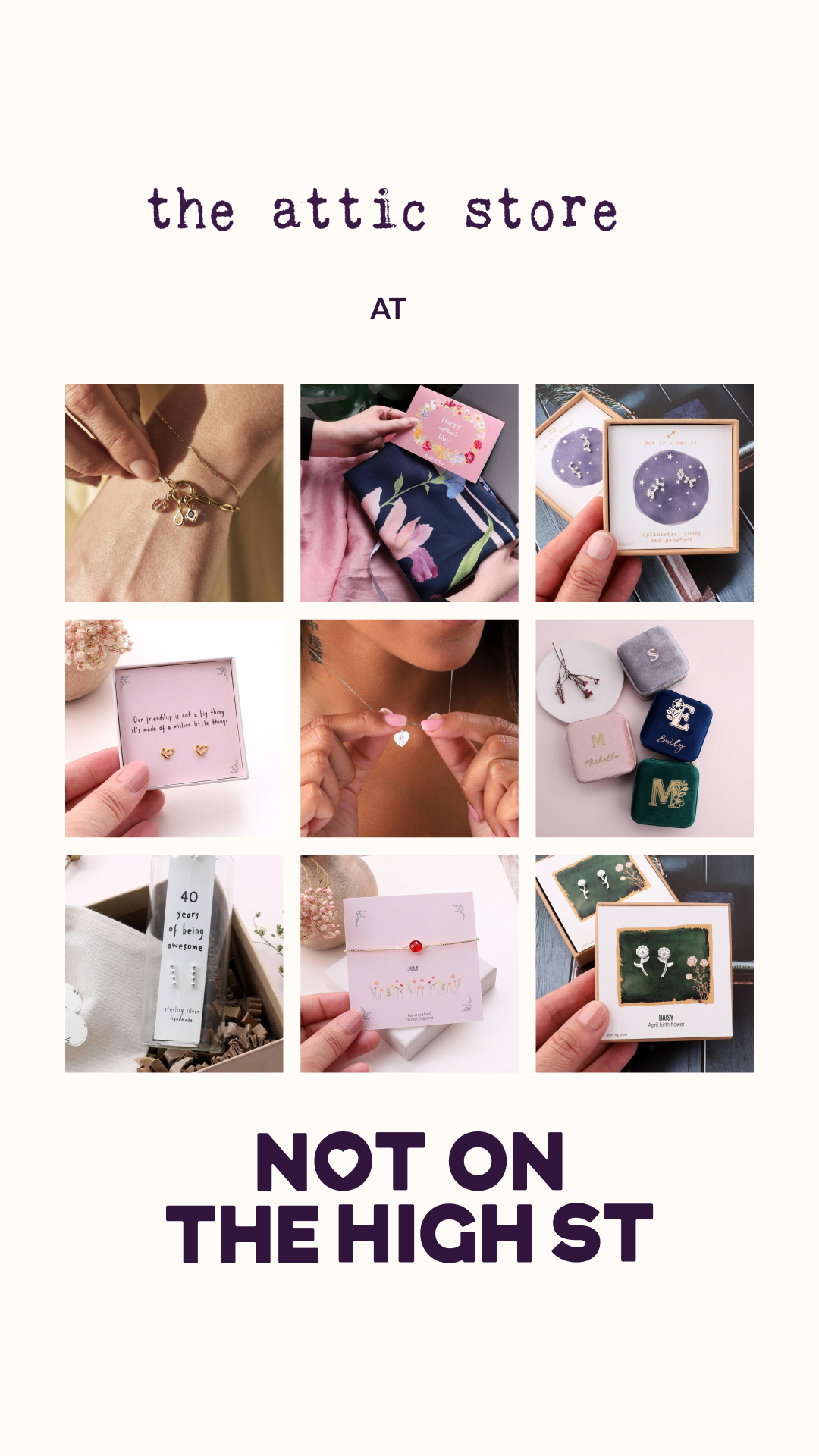notonthehighstreet Facebook ad