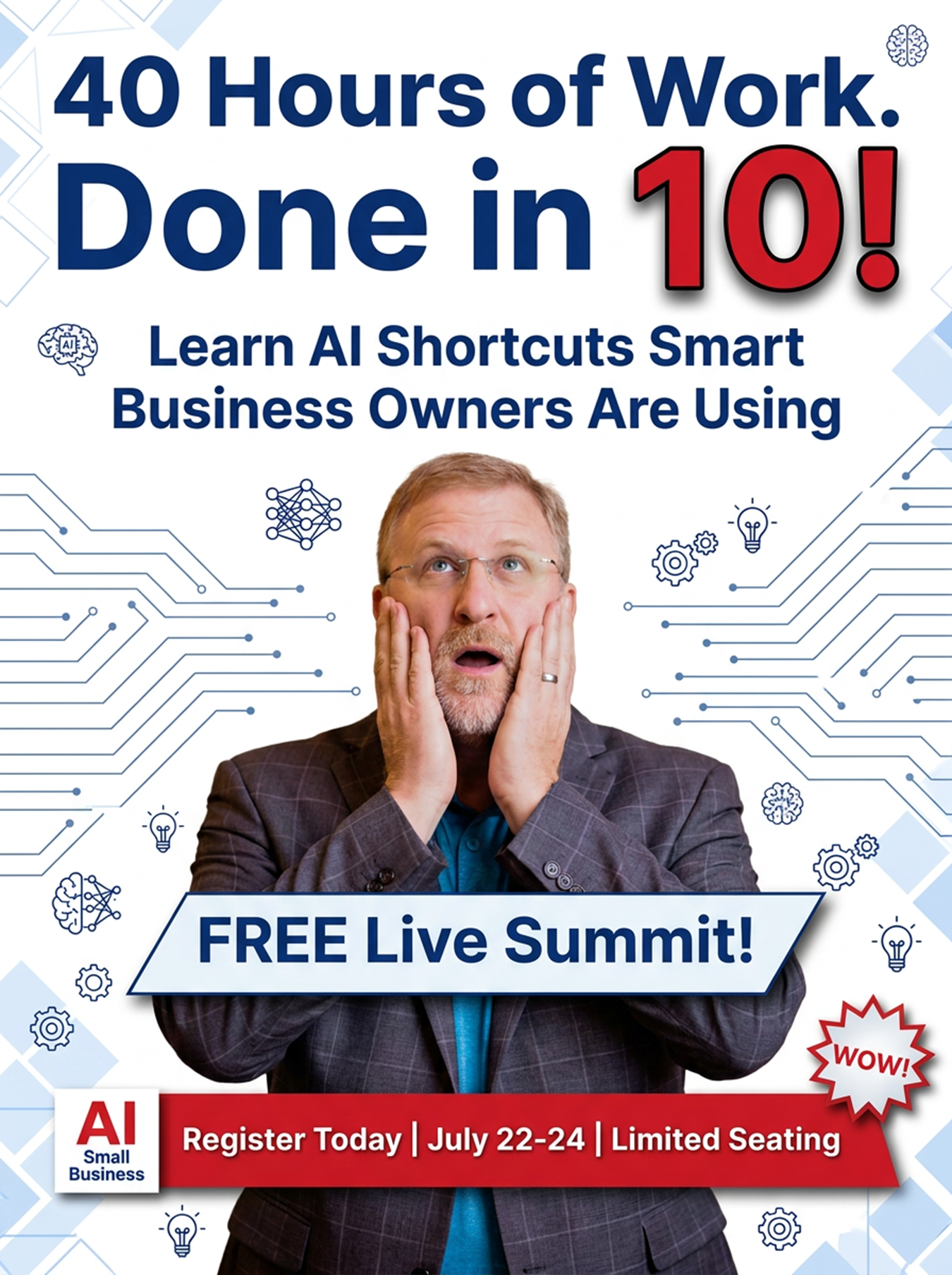 AI for small business owners - AI education Facebook ad