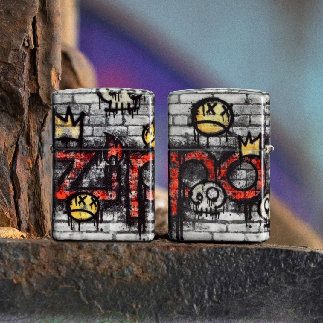 Zippo Facebook ad: Take a piece of street art with you…