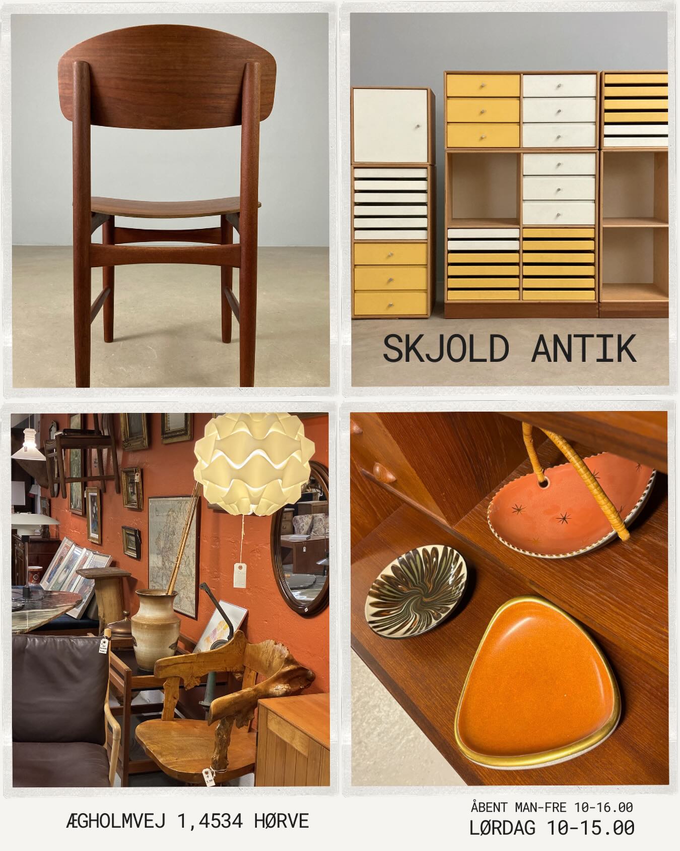 Skjold Antik Facebook ad: Kun 50 min i bil fra KBH kan…