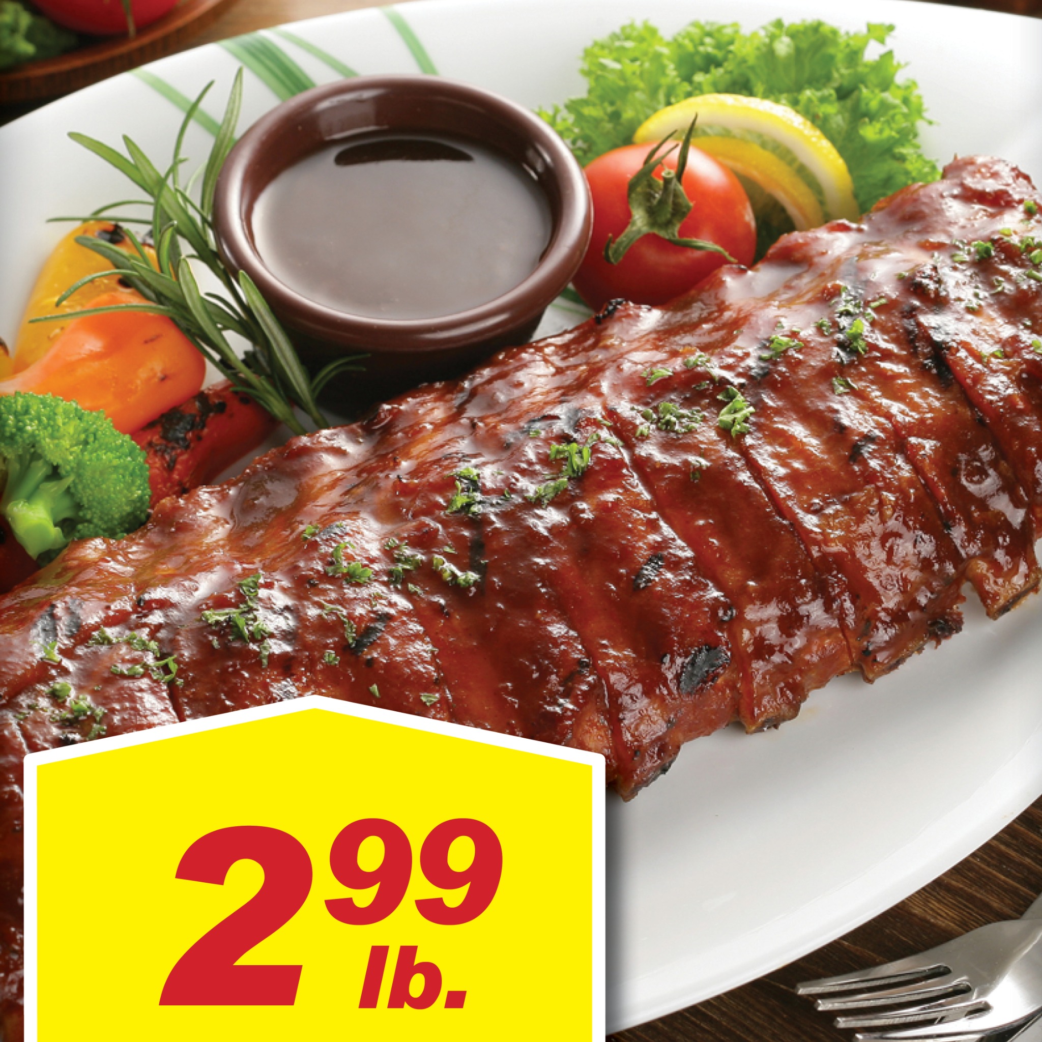 Garden Fresh Marketplace Facebook ad: Fresh from the aisle to the BBQ-shop summer…