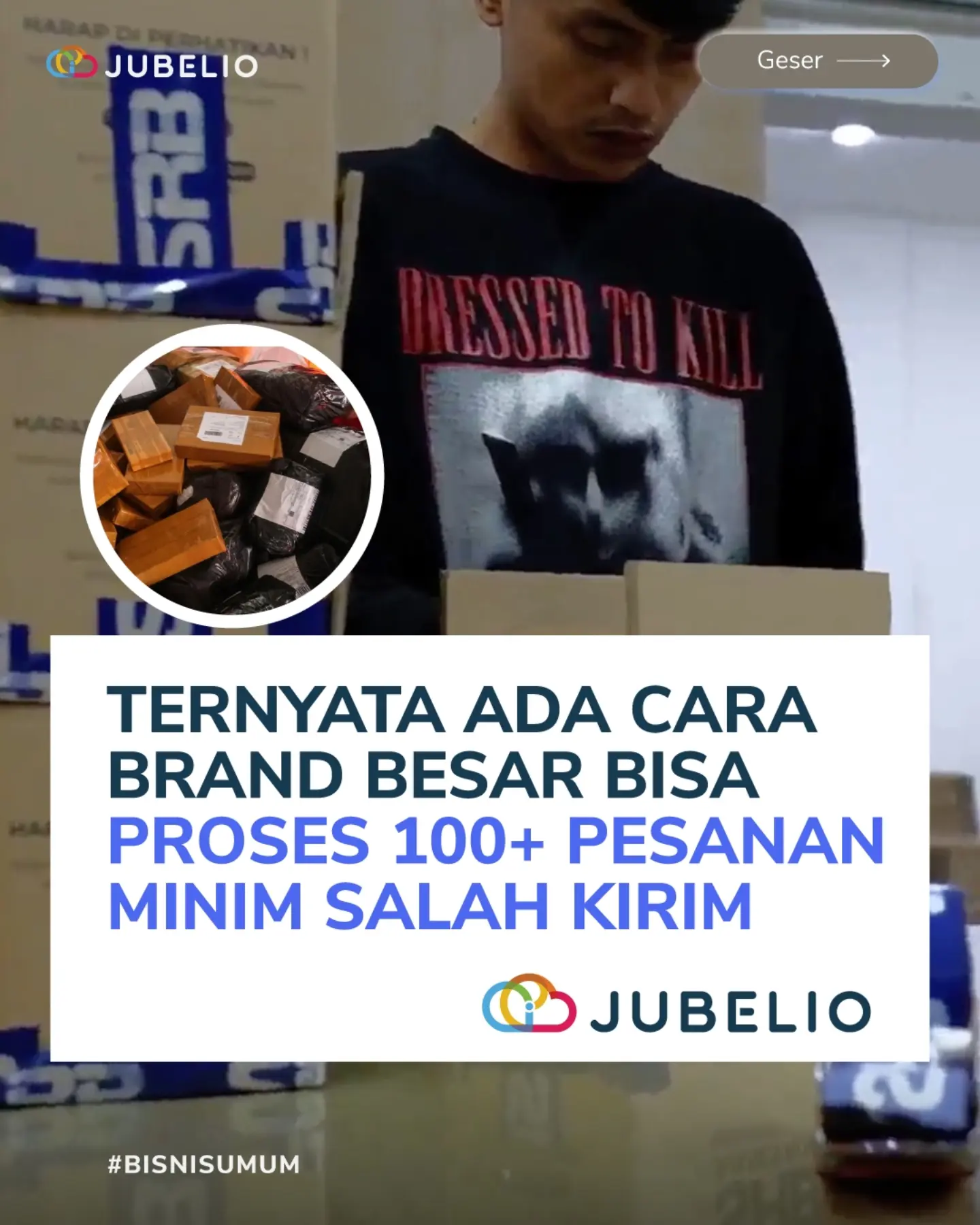 Jubelio Facebook ad