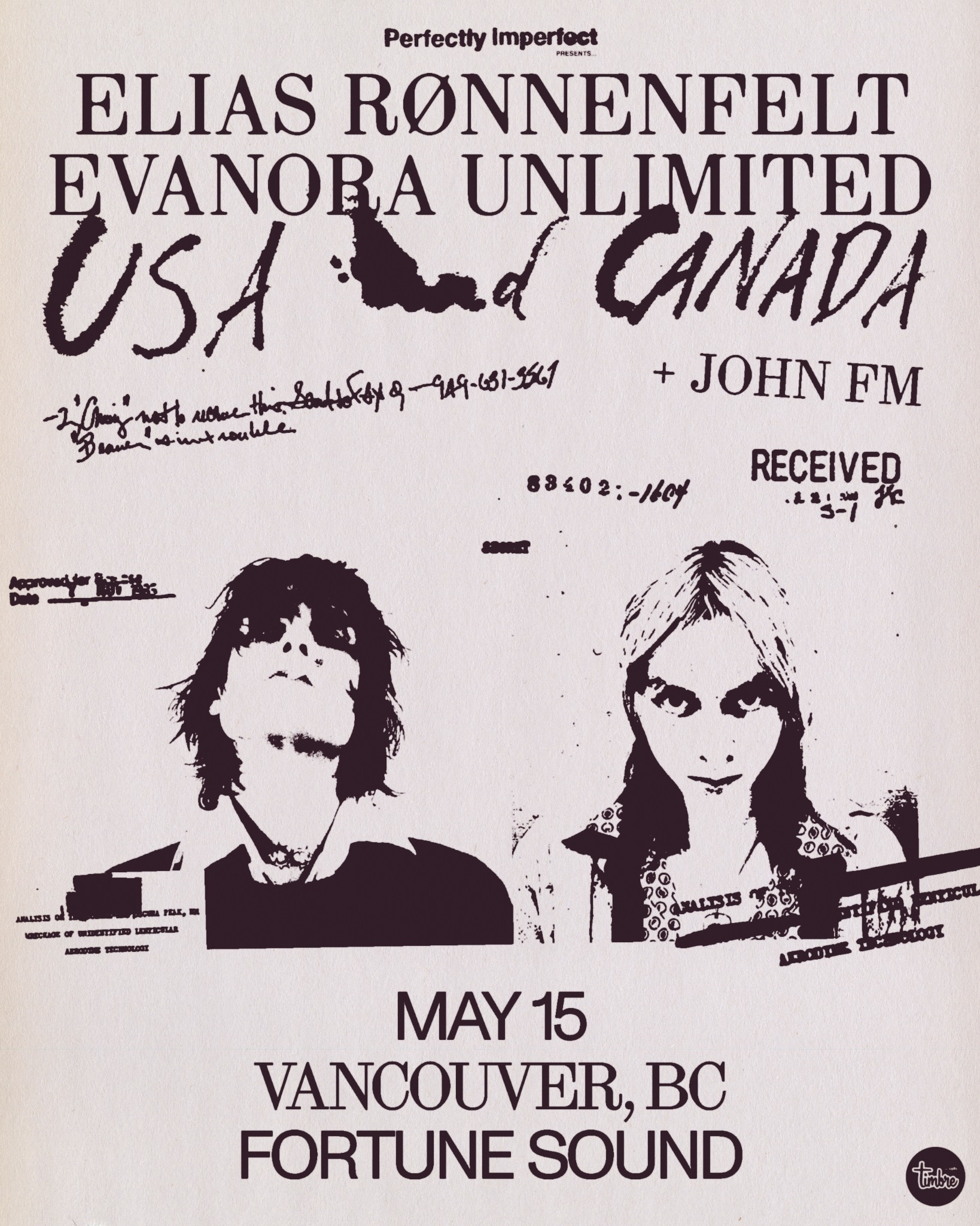 Timbre Concerts Facebook ad: Elias Rønnenfelt & Evanora Unlimited - Friday May…