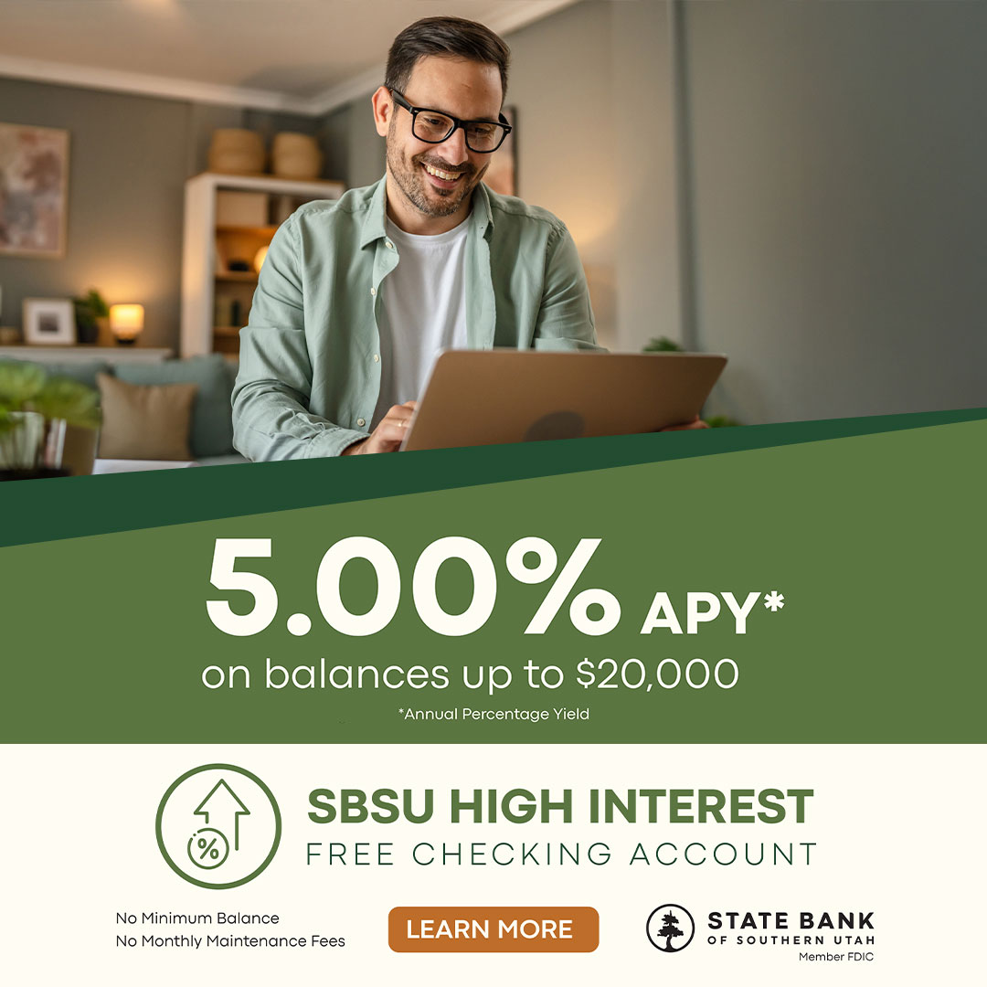 STAR98FM Facebook ad: At State Bank of Southern Utah, you choose…