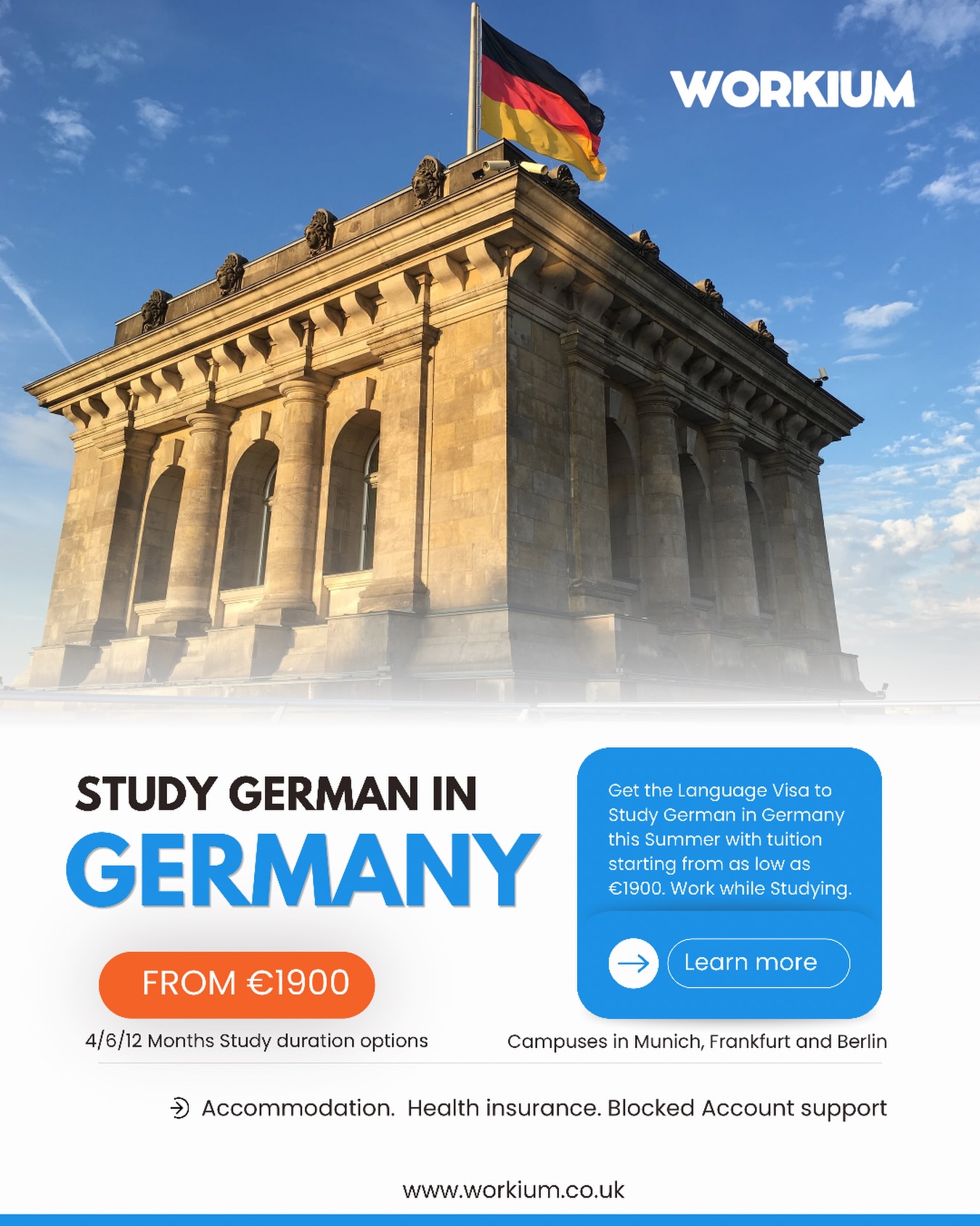 Workium UK Facebook ad