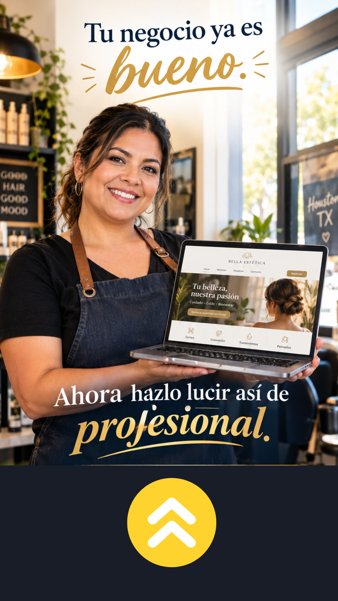 Digital Legacy Facebook ad: ¿Tu negocio todavía no tiene página web?