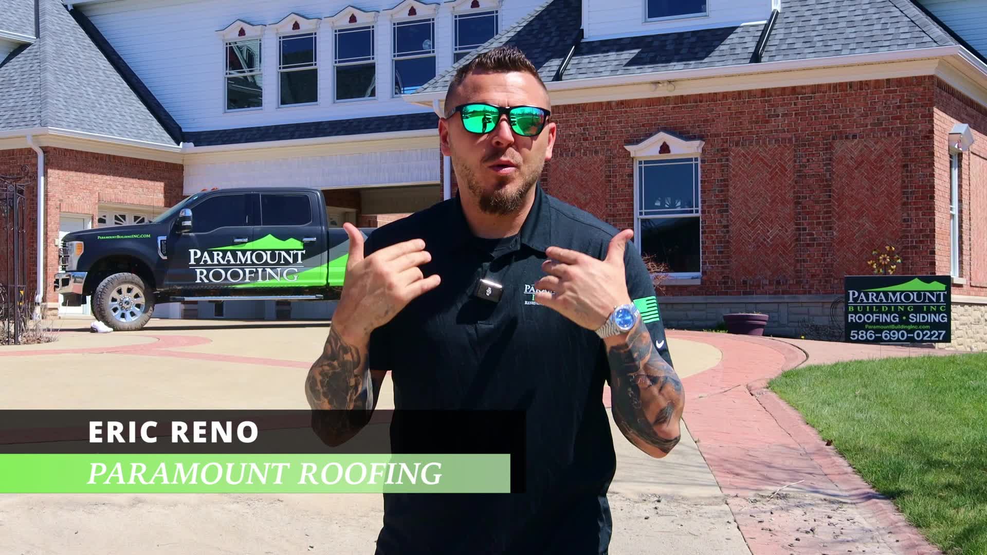 Paramount Roofing Facebook ad from May 30, 2024