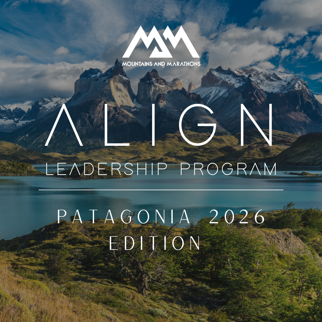ALIGN Leadership Program by Mountains and Marathons Facebook ad: Join the ALIGN Leadership Program