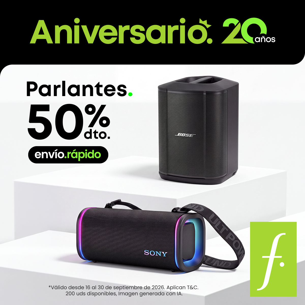Falabella Colombia Facebook ad: Aniversario Falabella