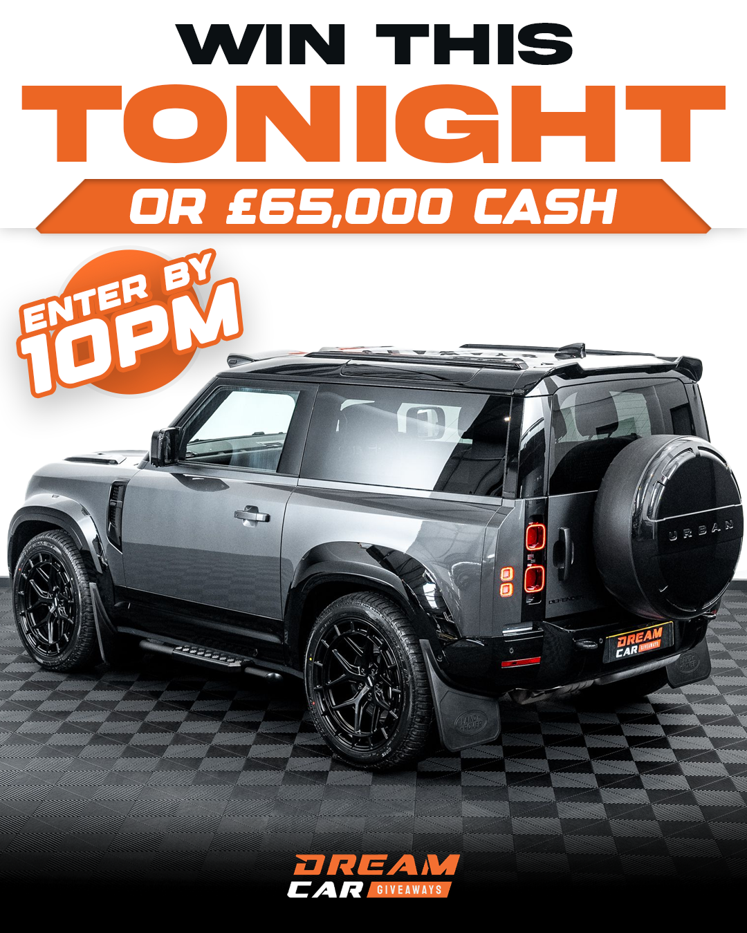 Dream Car Giveaways Facebook ad