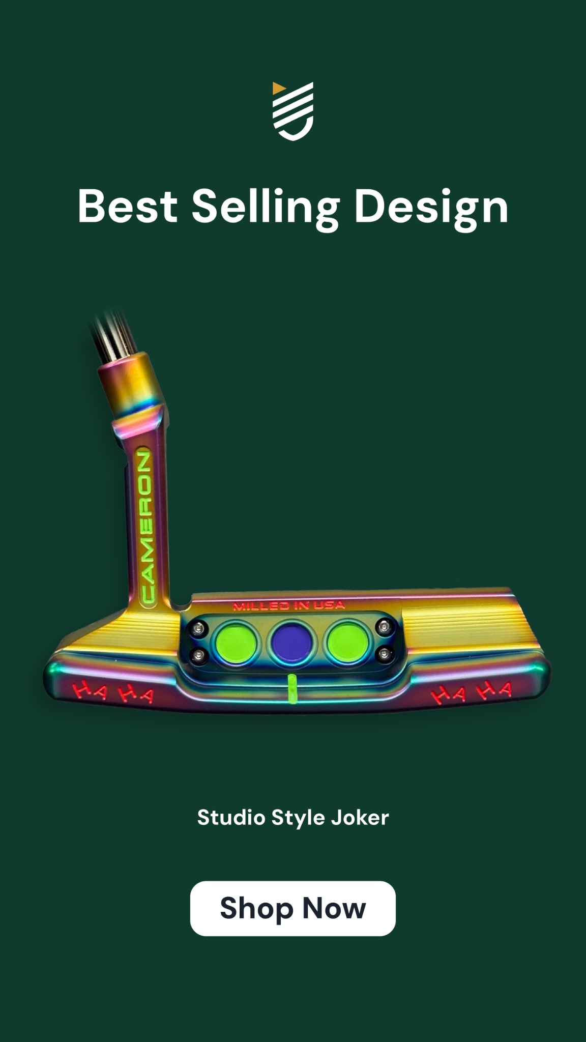 Embrace Putters Facebook ad