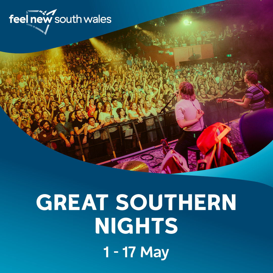 Visit NSW Facebook ad: Great Southern Nights