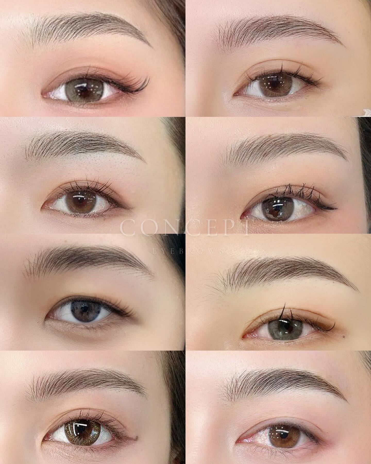 Concept eyebrows Facebook ad
